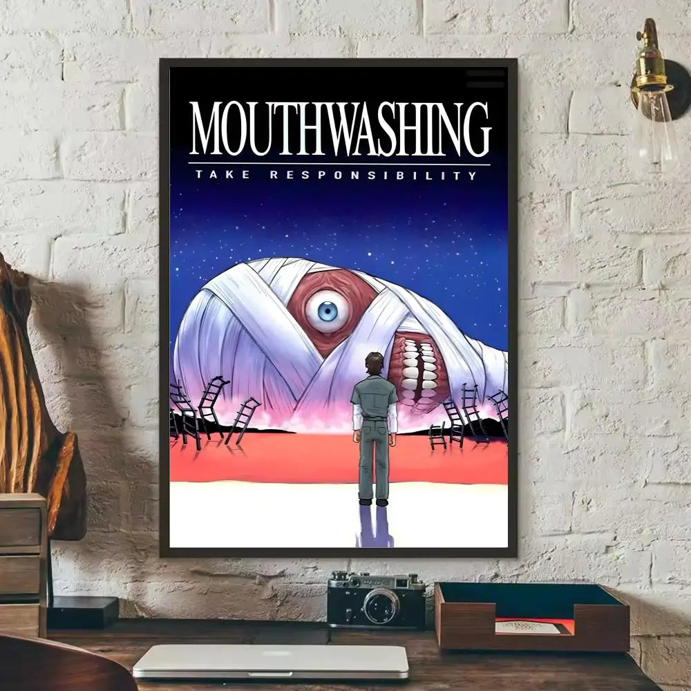 Mouthwashing Game Wall Poster Sticker – HD Print Decal Wall Poster Sticker Axl Black13 30X40cmNoframe