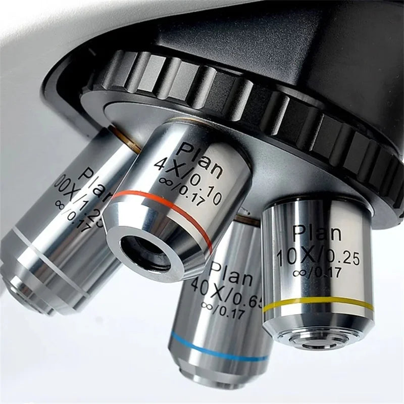 Achromatic Microscope Objective Lens 4X 10X 20X 40X 60X 100X Microscope Objective Lens Axl