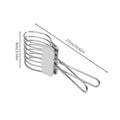 Stainless Steel Cutting Tongs – Meat, Bread & Cheese Slicer Kitchen Cutting Tongs Axl A
