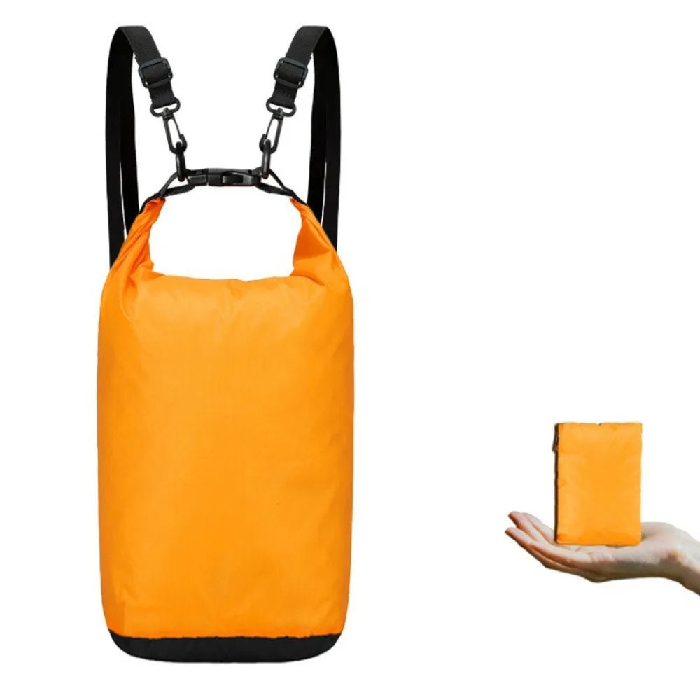 Waterproof Dry Bag 15/20L – Foldable Roll-Top Drifting Bag Waterproof Dry Bag Axl Orange-15 L