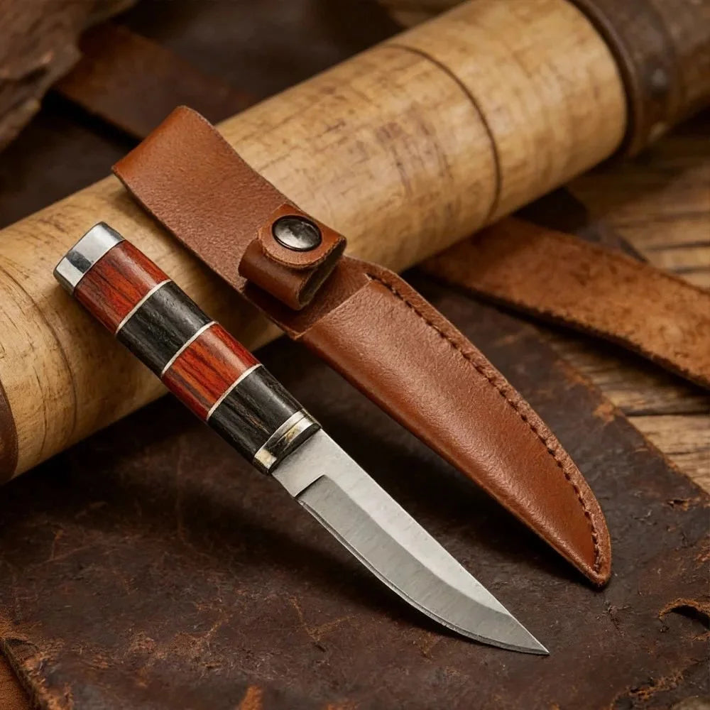 8" Stainless Steel Boning Knife – Wood Handle Butcher Knife Kitchen Boning Knife Axl