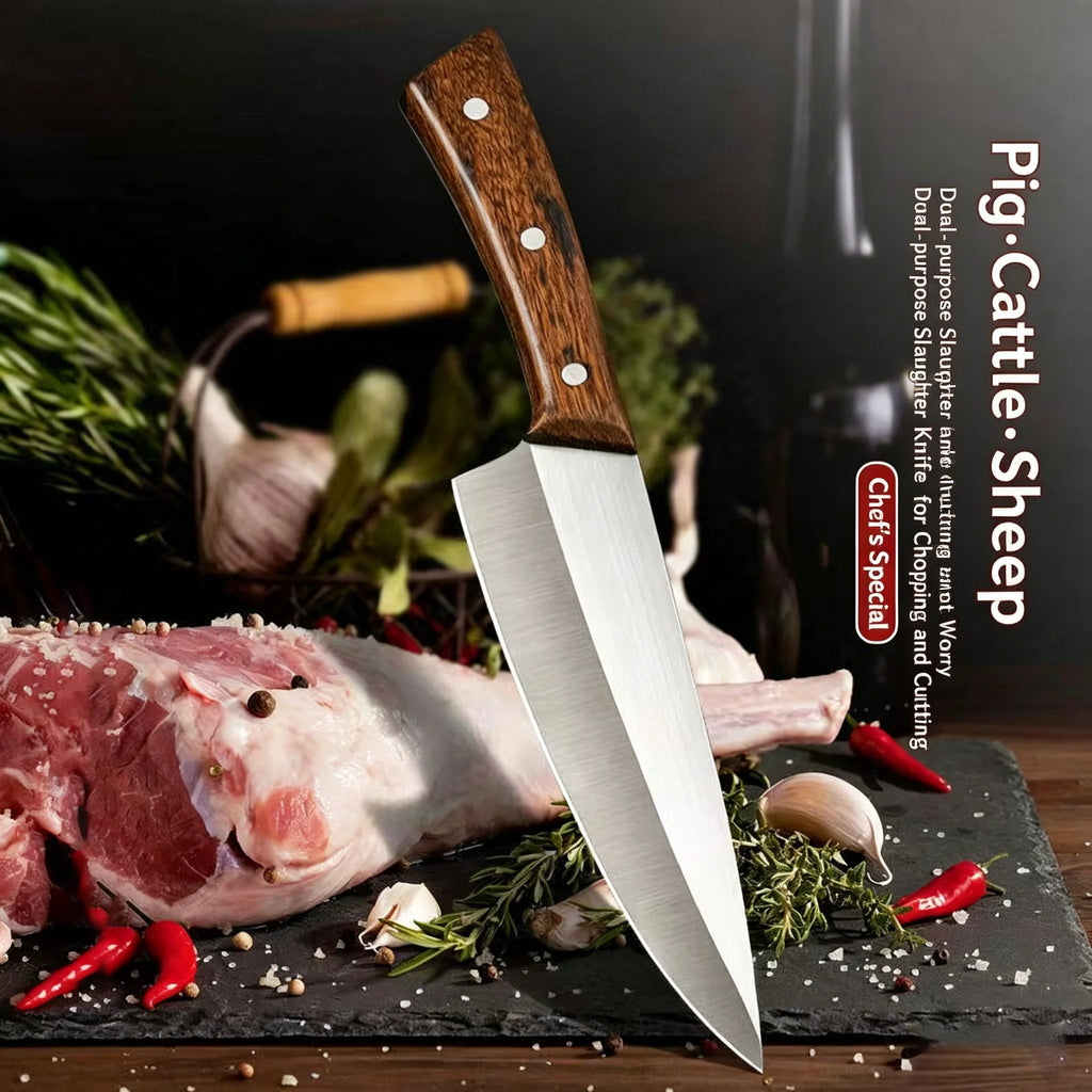 Heavy-Duty Boning Knife – Sharp Blade & Wooden Handle Boning Knife Axl