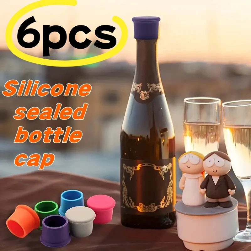Silicone Wine Stopper – Reusable Leak-Proof Bottle Cap Wine Stopper Axl