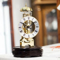 Nordic Antique Mechanical Desk Clock – Gold Metal Gear 8-Inch Mechanical Desk Clock Axl Style 11