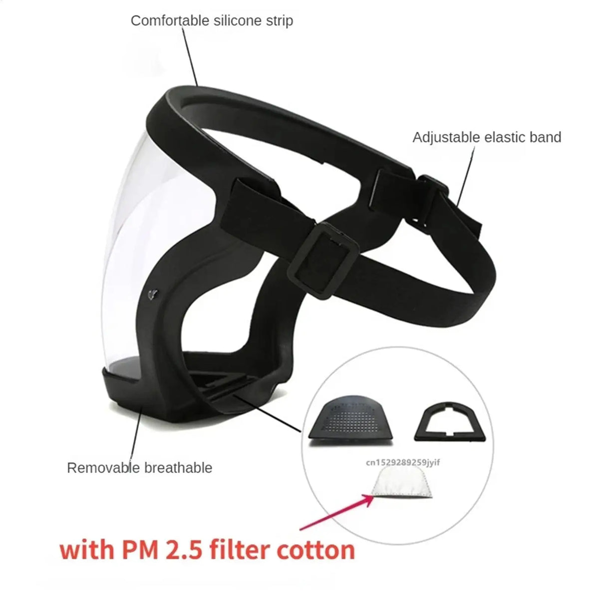Anti-Fog Full Face Shield – Windproof Cycling & Work Mask Full Face Shield Axl