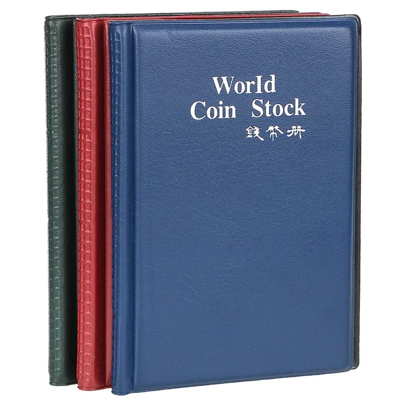 120-Pocket Coin Collection Album – Coin Holder Organizer Coin Collection Album Axl
