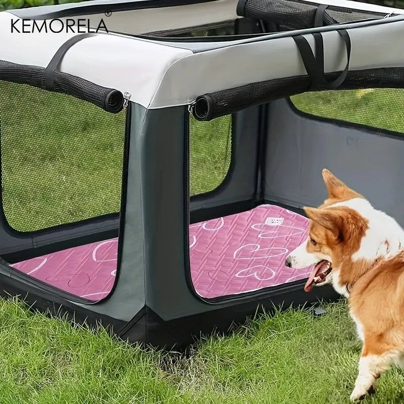 KEMORELA 2-Pack XL Reusable Pet Pee Liner Mat | Non-Slip Pet Liner Mat Axl