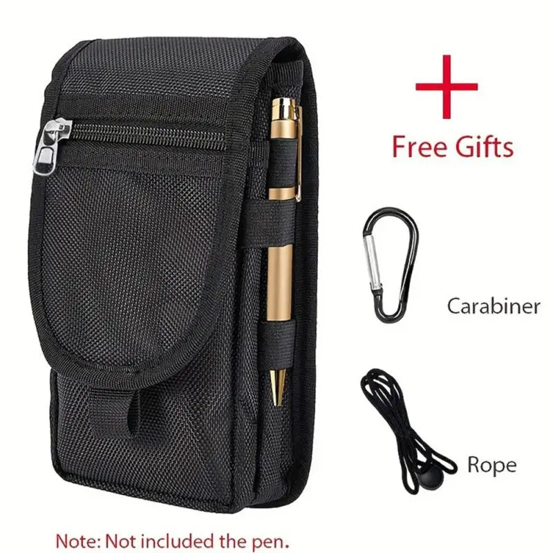 Oxford Flip-Top Phone Waist Bag with Pen Slot | Belt Pouch Phone Waist Bag Axl