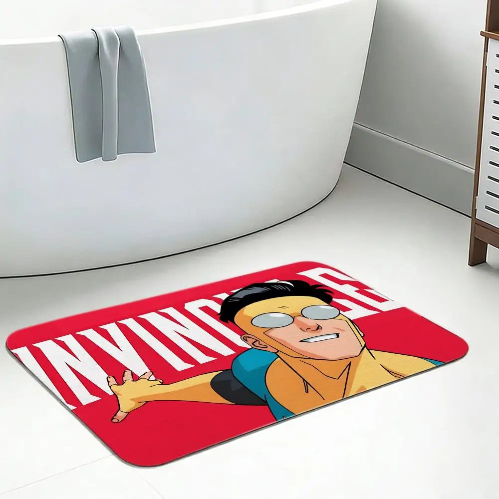 Diatomite Bath Mat – Quick Dry, Anti-Slip, Anime Design Bath Mat Axl