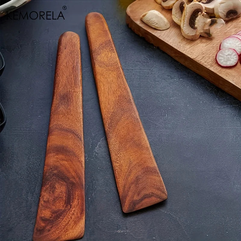 Teak Wood Triangular Cooking Spatula – Kitchen & Camping Tool Wooden Cooking Spatula Axl
