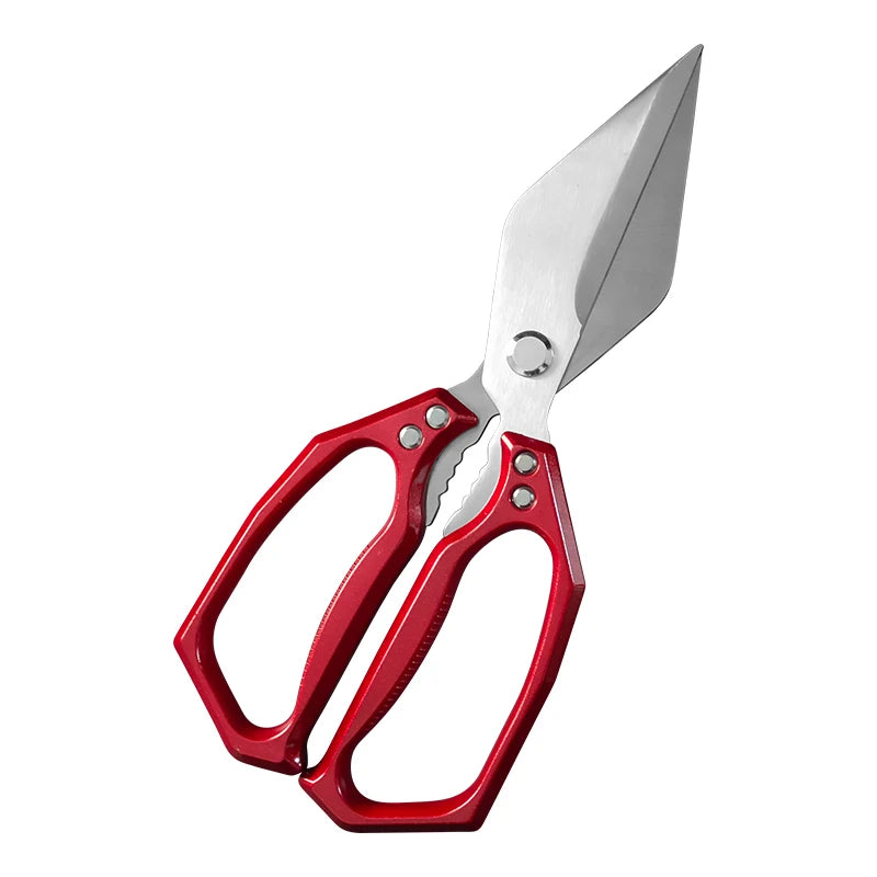 Stainless Steel Kitchen Shears – Heavy-Duty Meat & Poultry Scissors Kitchen Shears Axl Red