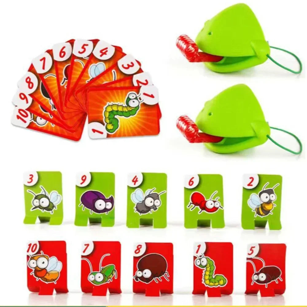 Frog Tongue Mask Board Game – Fun Card Game for Kids & Family Kids Board Game Axl 1 set OneSize