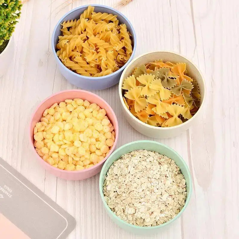 4-Piece Food-Grade Rice Bowl Set – Portable Dining Tableware Dining Bowl Set Axl