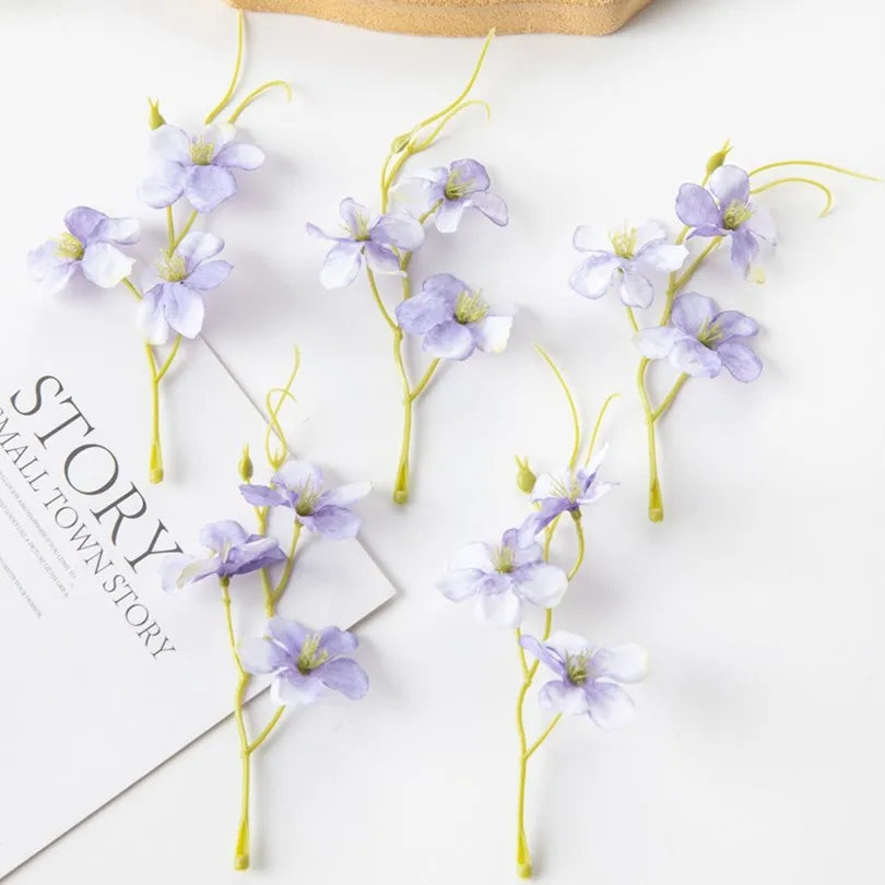 10 Pc Silk Daisy Artificial Flowers – Wedding & Home Decor Artificial Flowers Axl VIOLET/紫罗兰