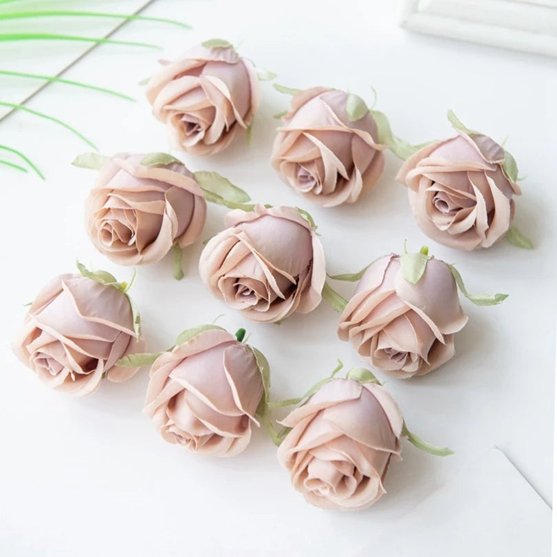 Silk Rose Heads 30/60 Pcs – Artificial Flowers for Weddings Artificial Silk Flowers Axl Color 8 30 PCS