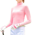 Women's UV Protection Long Sleeve Golf Shirt – Quick-Dry Top Women's Golf Shirt Axl Pink-L