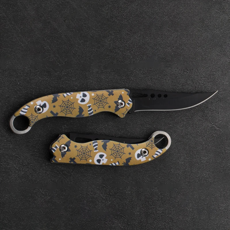 Mini Folding Pocket Knife – Stainless Steel EDC Camping Tool Folding Pocket Knife Axl 1pc knife HA4