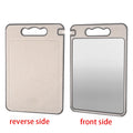 Dual-Sided Stainless Steel Cutting Board – Large Chopping Board Cutting Board Axl 1PCS Big size B
