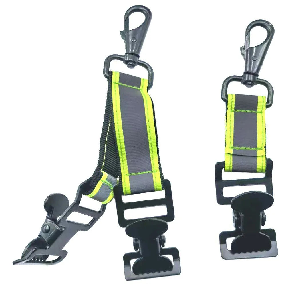 Firefighter Glove Strap Clips – Universal Belt Hook Keeper Glove Clip Strap Axl