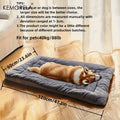 KEMORELA Extra Large Plush Dog Bed – Soft Pet Sofa Crate Mat Plush Dog Bed Axl Super Soft