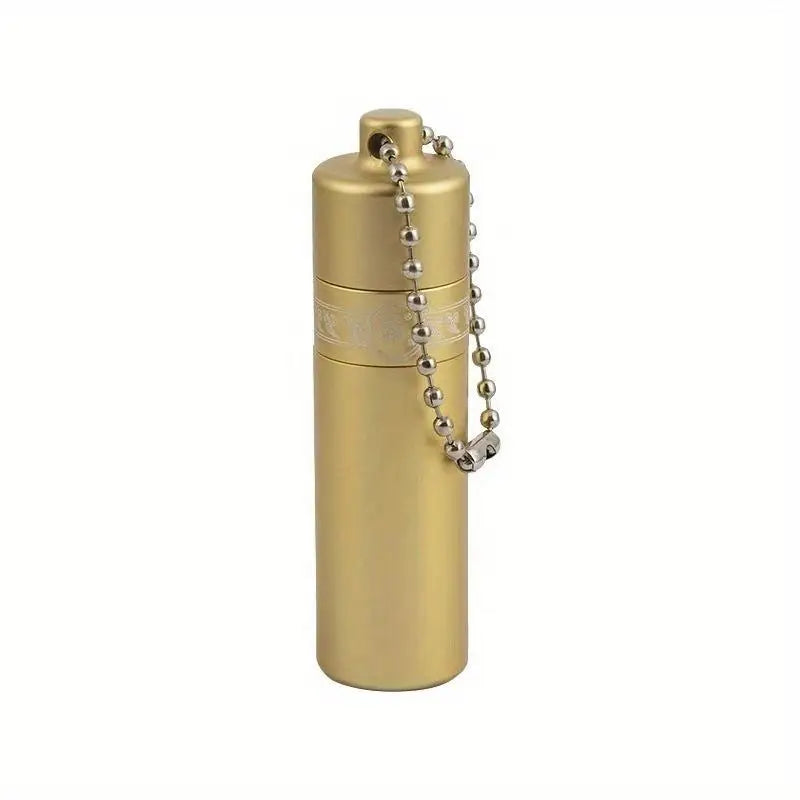 Mini Aluminum Alloy Alcohol Lamp with Wick – Portable Keychain Portable Alcohol Lamp Axl 1pc