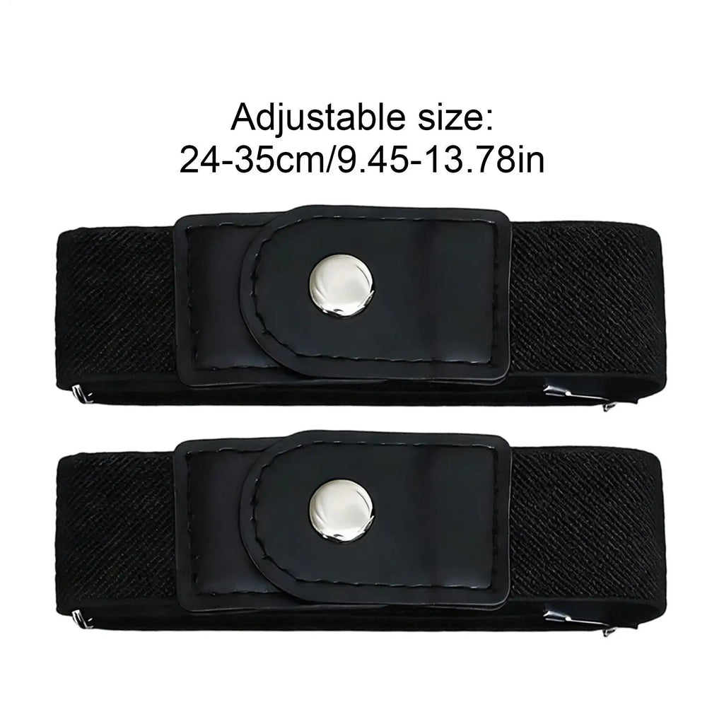 No-Buckle Elastic Belt 2-Pack – Invisible Fit for Women & Men Elastic Waist Belt Axl