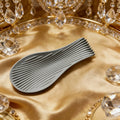 KEMORELA Silicone Spoon Rest – Non-Slip Heat Resistant Holder Silicone Spoon Rest Axl Dark gray