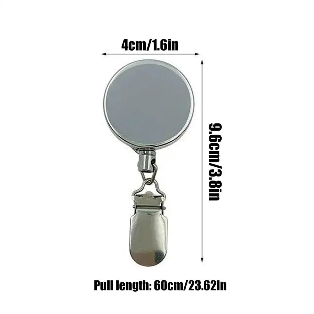 Retractable Wall-Mounted Towel Clip – Auto Spring Hook Retractable Towel Hook Axl Gun grey