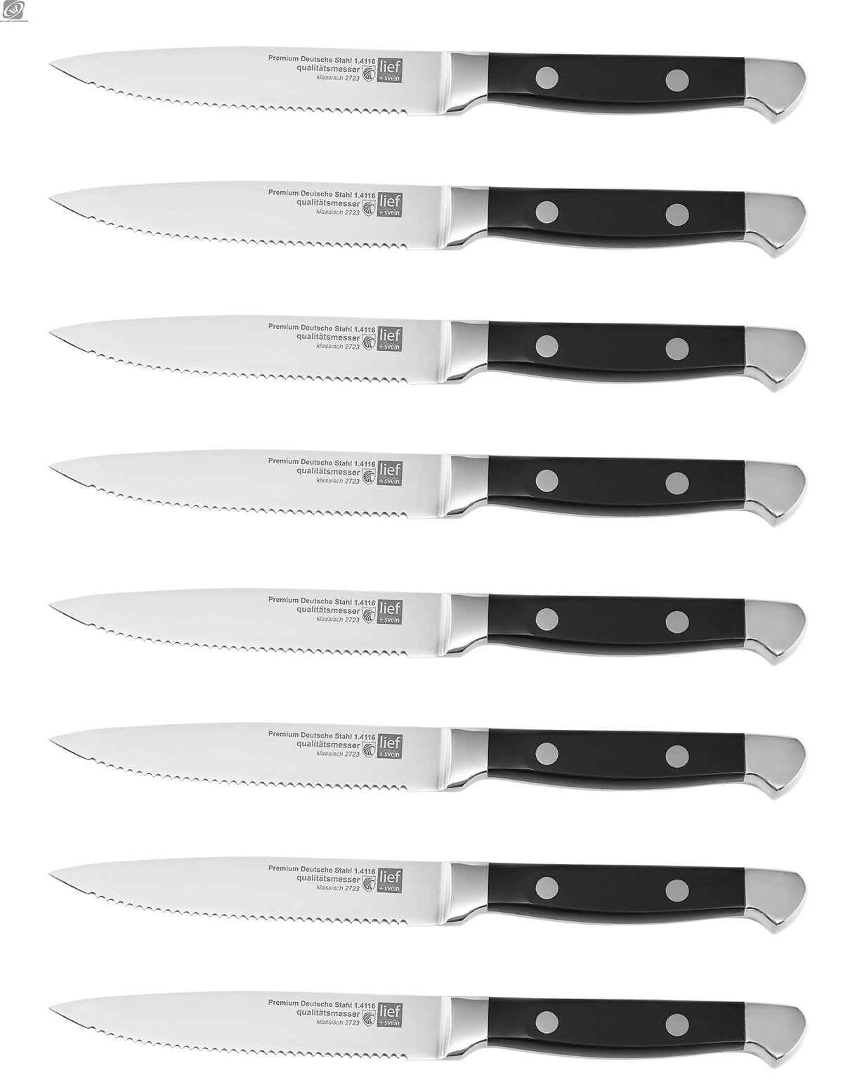 Classic Steak Knife Set – German Steel Serrated Blades Steak Knife Set Axl 8 Pc Knife Set Russian Federation