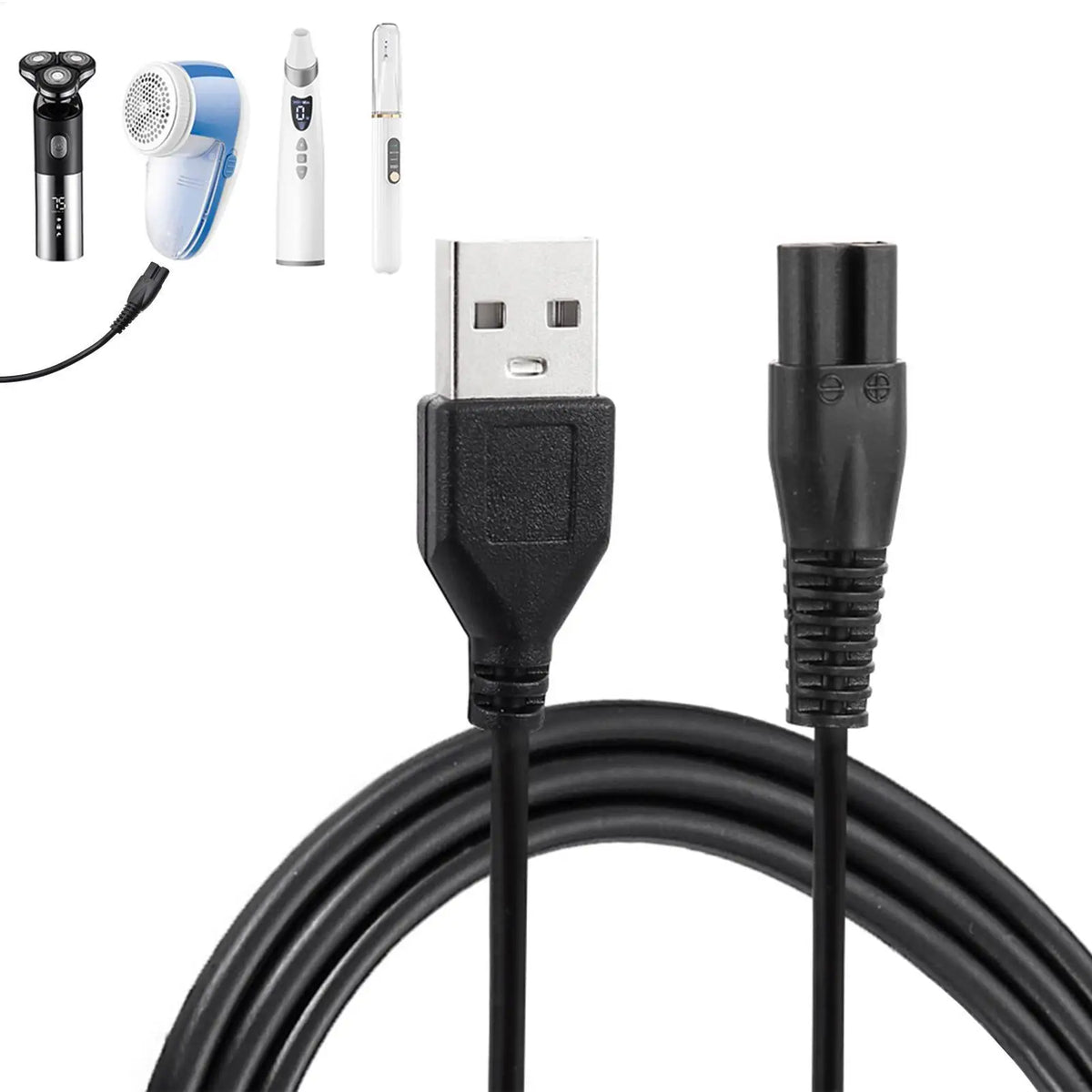 Replacement Charger Cable for Meridian Electric Shaver & Trimmer Replacement Charging Cable Axl