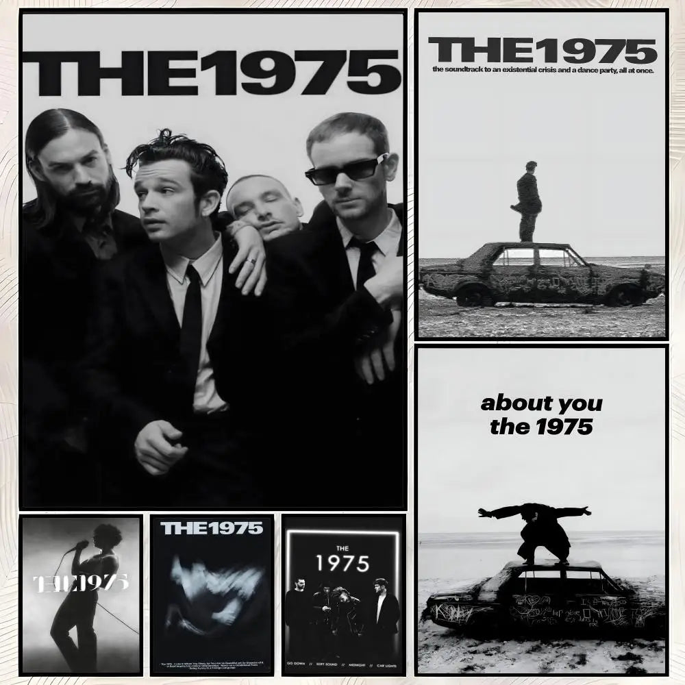 The 1975 Band Self-Stick HD PVC Wall Art Poster | Waterproof Wall Art Poster Axl