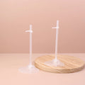 2PCS Clear Doll Display Stand – 1/6 Figure & Toy Holder Doll Display Stand Axl Transparent