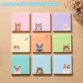Macaron Cat Sticky Notes – Kawaii Memo Pads 50 Sheets Kawaii Memo Pads Axl A-Random -450 sheets