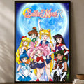 Sailor Moon Self-Stick HD Wall Poster – Waterproof Anime Décor Wall Art Poster Axl White10 15X20cmNoframe