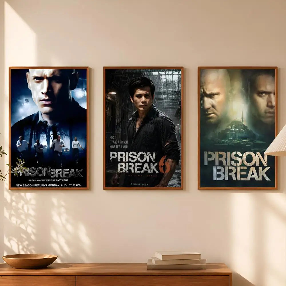Prison Break HD Self-Stick PVC Wall Poster | Waterproof Decor Wall Art Poster Axl