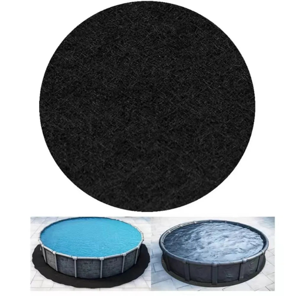 Round Felt Pool Liner Pad – Anti-Slip Puncture Resistant Mat Pool Liner Pad Axl -370cm