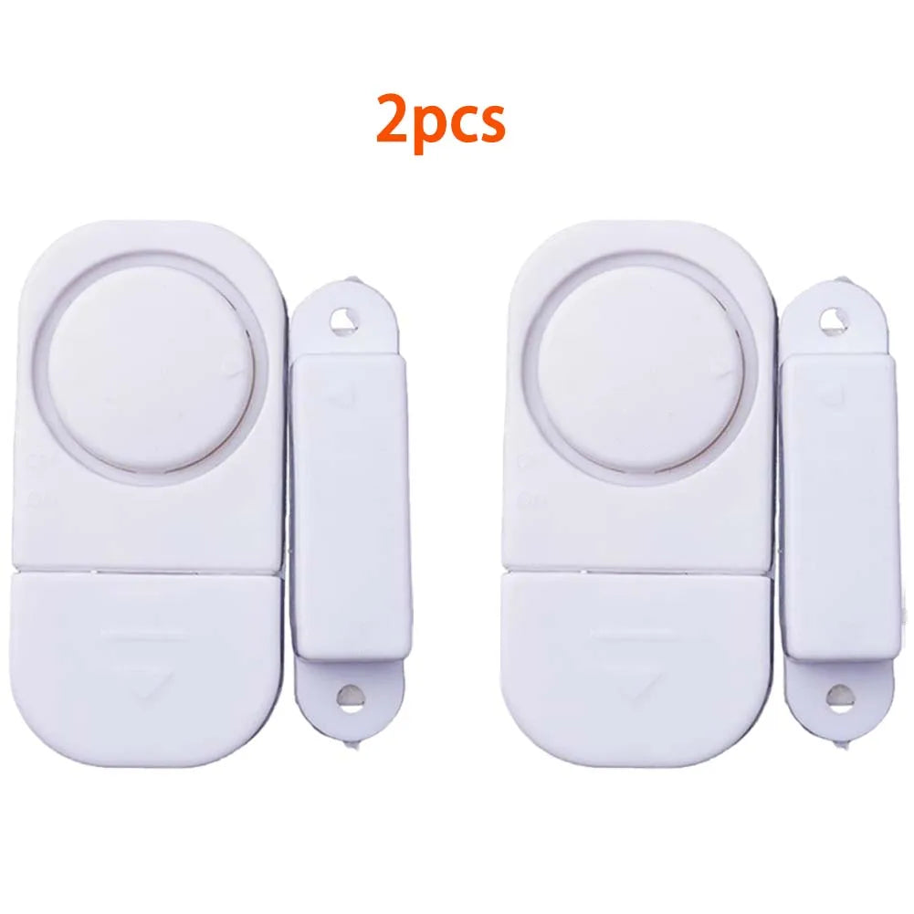 Wireless Door & Window Alarm Sensor – 90dB Magnetic Alert Door Window Alarm Axl 2pcs