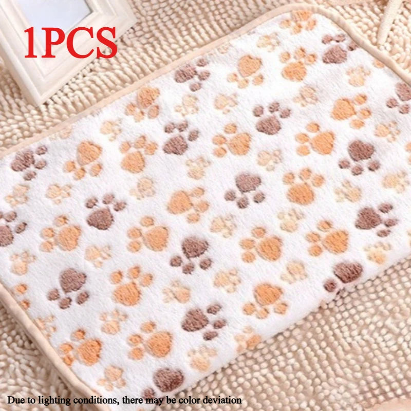 Soft Flannel Pet Blanket for Dogs & Cats | Cartoon Christmas Throw Pet Throw Blanket Axl A-1pcs 104x76cm