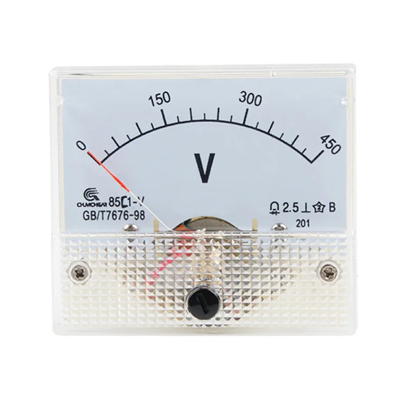 85C1 Analogue DC Voltage Needle Panel Meter Voltmeter Analogue Panel Voltmeter Axl