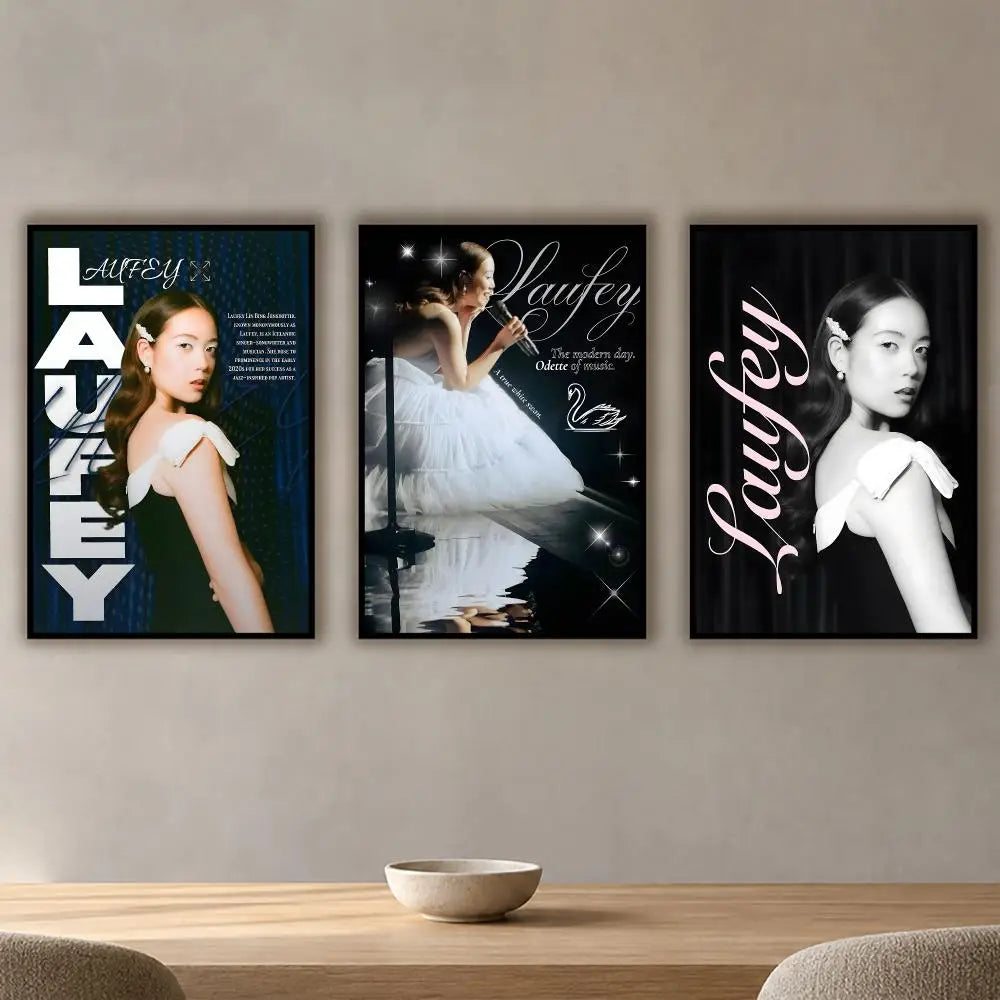 Laufey Poster Waterproof PVC Stickers – Wall Décor & Gift Wall Decor Stickers Axl