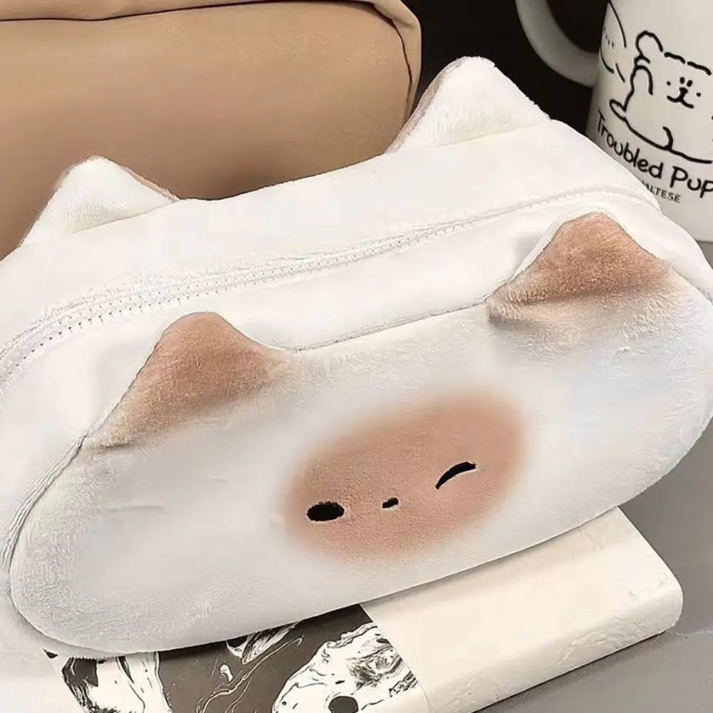 French Toast Plush Pencil Case – Large Capacity Pen Bag Plush Pencil Case Axl
