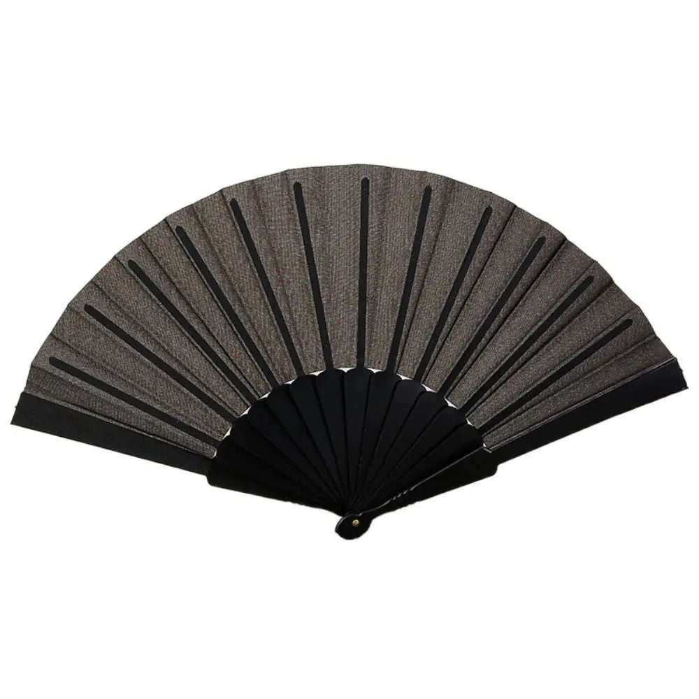 Portable Folding Hand Fan – Weddings, Dance & Cosplay Folding Hand Fan Axl Black