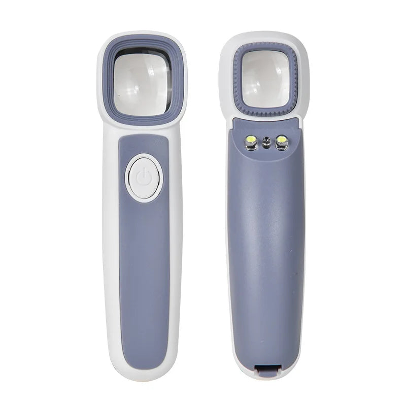 Handheld Magnifier 2 LED & UV Light – Jewelry & Currency Loupe Illuminated Magnifier Axl 1