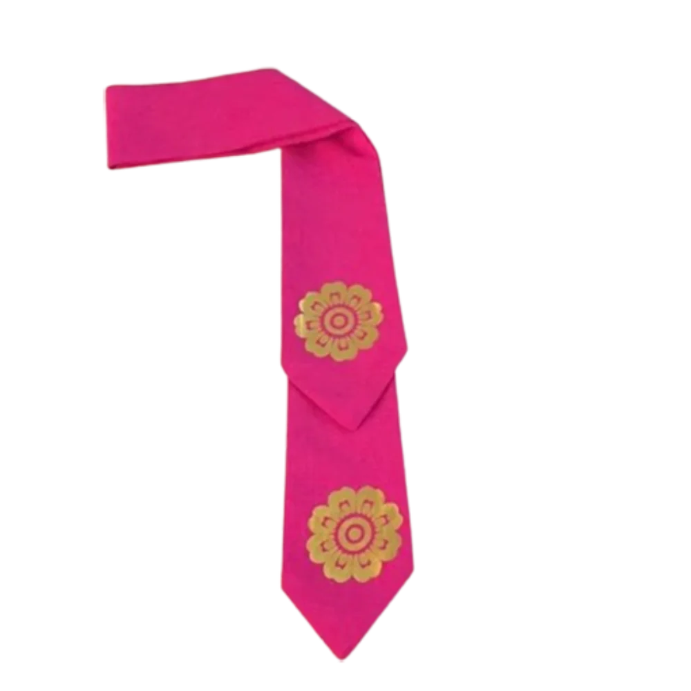 Korean Hanbok Headband – Floral Ribbon Hairband for Dance Costume Costume Headband Axl Rose Red
