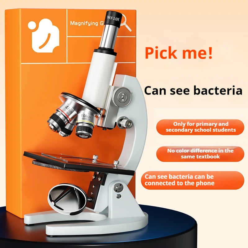 Axl Optical Microscope for Kids – Up to 500x | School Science Student Optical Microscope Axl