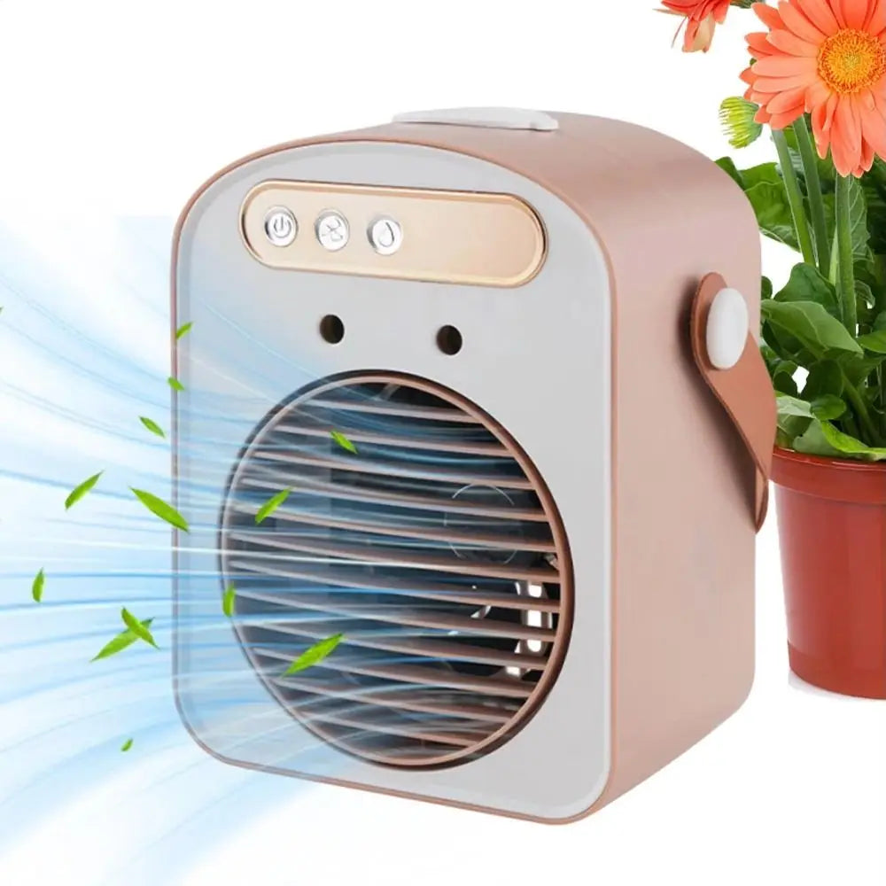 Portable Dual Head USB Mist Fan – Quiet, 500ml, 3 Speeds USB Mist Fan Axl