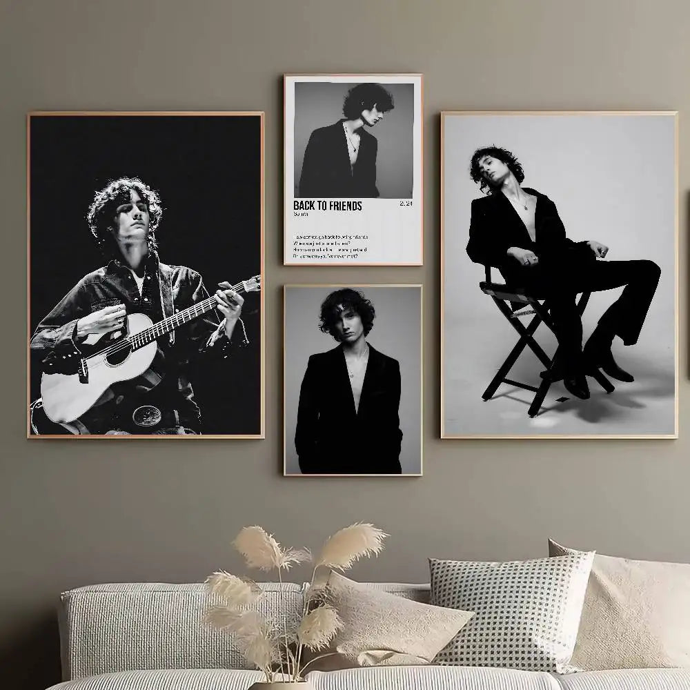 HD Singer Wall Poster – Self-Adhesive Waterproof PVC Art Print Wall Art Poster Axl