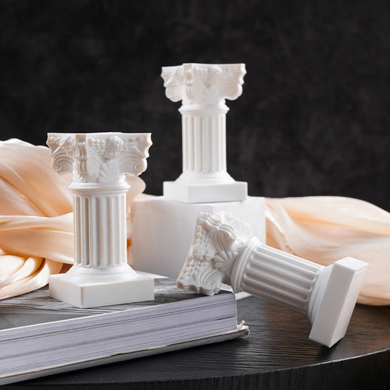 Roman Pillar Greek Column Pedestal & Candlestick Stand Column Pedestal Stand Axl