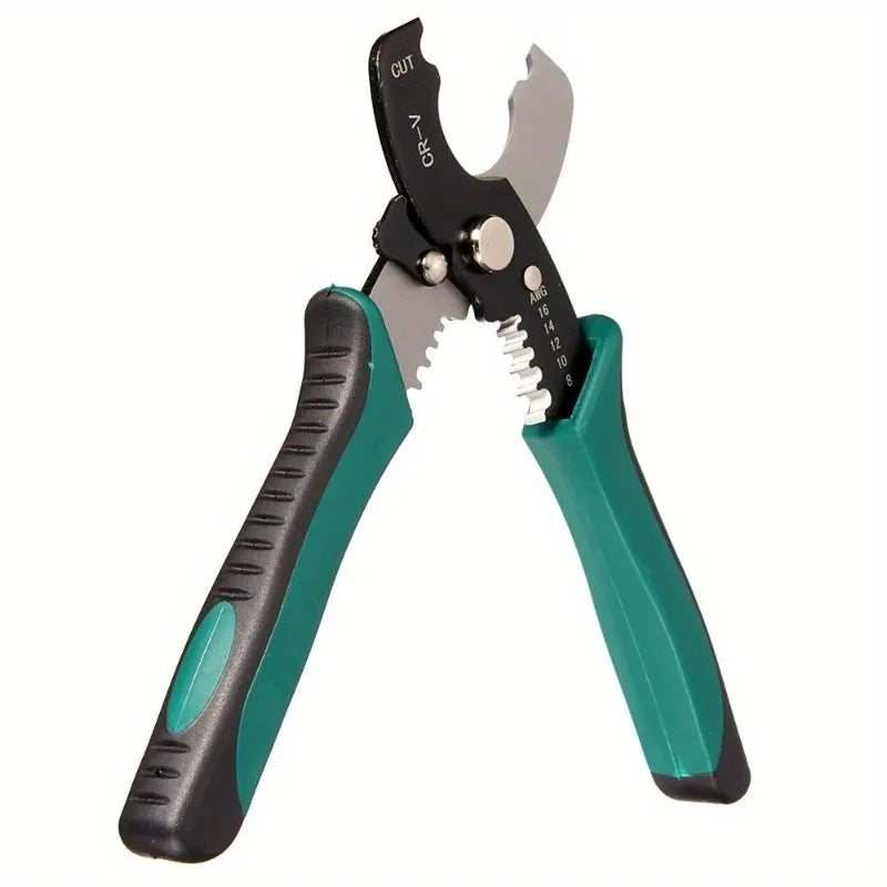 8-Inch Wire Stripper Cable Cutter Pliers – 1.6–4.0mm Wire Stripping Pliers Axl
