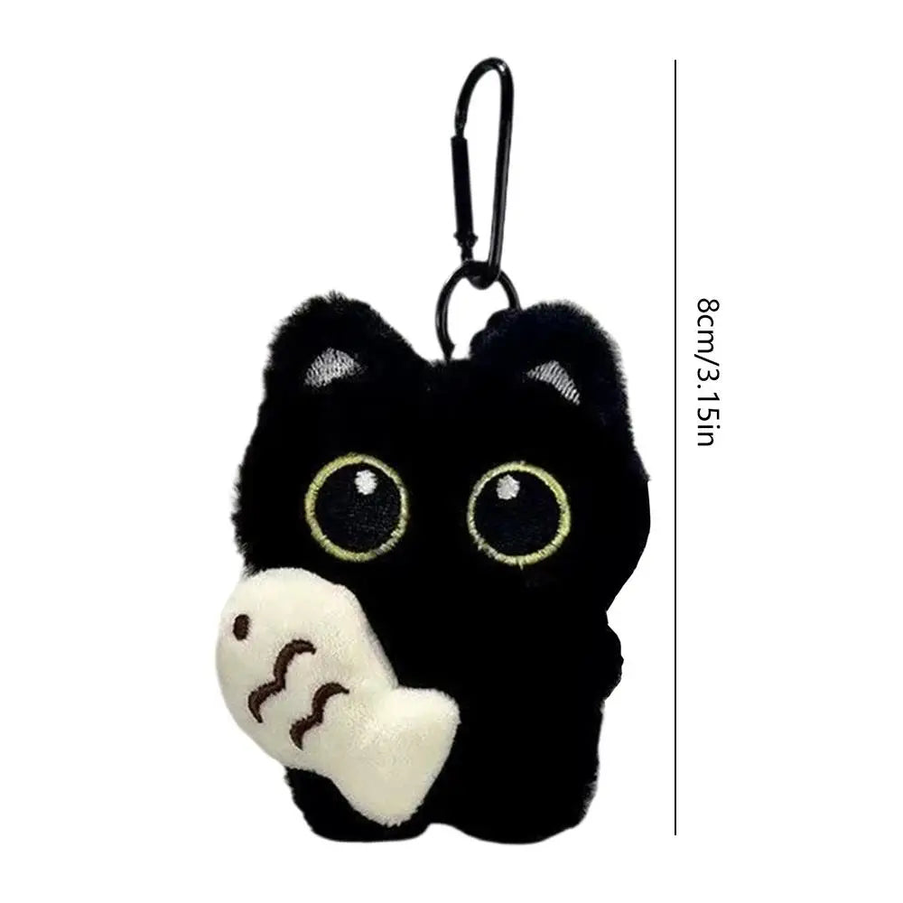 Cute Cat Plush Keychain – Stuffed Animal Keyring for Bags Plush Keychain Axl A